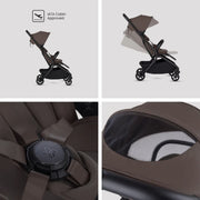 Silver Cross Nia Travel System with Accessories - Chocolate