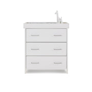 Obaby Nika Mini 3 Piece Room Set & Underdrawer - White Wash