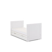 Obaby Nika Mini Cot Bed & Underdrawer - White Wash