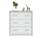 Obaby Nika Mini 3 Piece Room Set & Underdrawer - Grey Wash & White