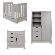 Obaby Stamford Mini 3 Piece Room Set - Warm Grey