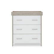 Obaby Nika 3 Piece Room Set & Underdrawer - Grey Wash & White
