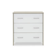 Obaby Nika 3 Piece Room Set & Underdrawer - Grey Wash & White