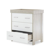 Obaby Nika 3 Piece Room Set & Underdrawer - Grey Wash & White