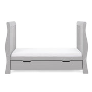 Obaby Stamford Luxe Cot Bed - Warm Grey