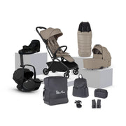 Silver Cross Nia Travel System with Accessories - Champagne