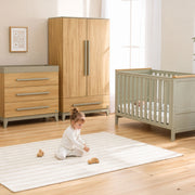 Tutti Bambini Misha 3 Piece Room Set - Golden Oak / Sage