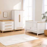 Tutti Bambini Misha 3 Piece Room Set - White / Golden Oak