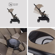 Silver Cross Nia Travel System with Accessories - Champagne