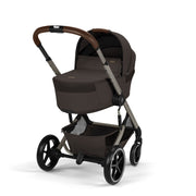Cybex Balios S Lux Taupe Pushchair & Carrycot - Chocolate Brown