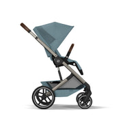Cybex Balios S Lux Taupe Pushchair & Carrycot - Stormy Blue