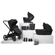 Bababing 12pc Raffi MKII Travel Bundle - Satin Black