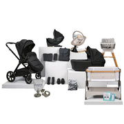 Bababing 18pc Raffi MKII Travel, Home & Feeding Bundle - Satin Black