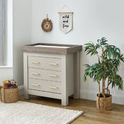 BabyStyle Charnwood Bordeaux Oatmeal Furniture 3 Piece Room Set