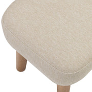 Babymore Callie Nursing Chair with Stool - Oatmeal