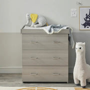 Babymore Caro 3 Piece Nursery Room Set – Grey Wash