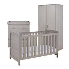 Babymore Caro 3 Piece Nursery Room Set – Grey Wash