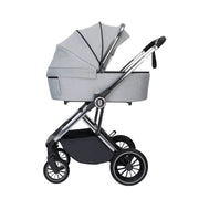 Babymore Chia Travel System Coco with Base – Pearl Grey