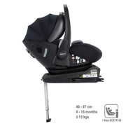 Babymore Chia Travel System Pecan with Base – Pearl Grey