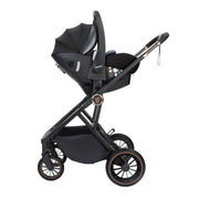 Babymore Chia Travel System Pecan with Base – Pearl Grey