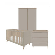 Babymore Dante 3 Piece Nursery Room Set - Cashmere