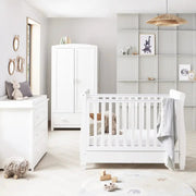 Babymore Eva 3 Piece Nursery Room Set – White