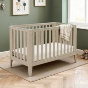 Babymore Iris Cot Bed - Cashmere