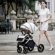 Babymore Kai Travel System Pecan with Base – Sandstone