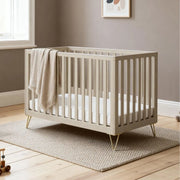 Babymore Kimi Cot Bed - Cashmere