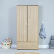 Babymore Luno 3 Piece Nursery Furniture Set – Oak