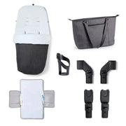 Babymore Memore V2 13 Piece Coco i-Size Car Seat with Isofix Base - Chrome