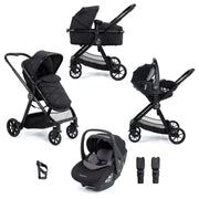 Babymore Mimi Travel System Pecan i-Size Car Seat - Black