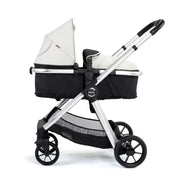 Babymore Mimi Travel System Pecan i-Size Car Seat - Silver