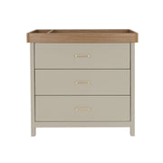 Babymore Mira Nursery Chest Changer - Cashmere Warm Oak