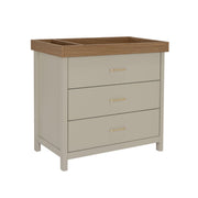Babymore Mira Nursery Chest Changer - Cashmere Warm Oak
