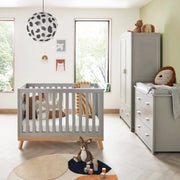 Babymore Mona Mini 3 Piece Nursery Room Set – Grey