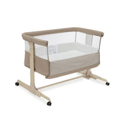 Babymore Neera Bedside Crib - Khaki