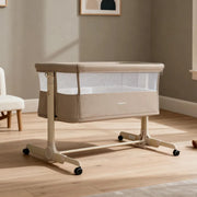 Babymore Neera Bedside Crib - Mocha