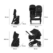 Bugaboo Donkey 6 Twin Pushchair - Deep Indigo