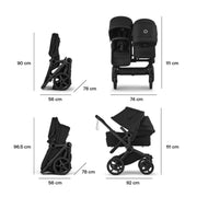 Bugaboo Donkey 6 Twin Pushchair - Fern Green