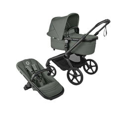Bugaboo Fox 5 Renew Carrycot And Seat Pushchair - Forrest Green