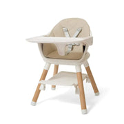 Clair de Lune 6in1 High Chair - Beige and Natural