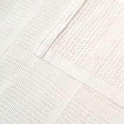 Clair de Lune Soft Cotton Cellular Pram Blanket - White