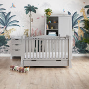Obaby Stamford Luxe 3 Piece Room Set - Warm Grey