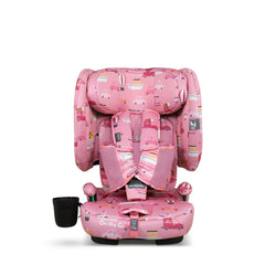 Cosatto On The Go i-Size Travel Car Seat - Itchy Feet Rosy