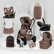 Cosatto Wow 3 Special Edition All Stage Family Rotate & Recline 2 Base Bundle - Tiger Tale
