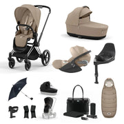 Cybex Priam Travel System With Cloud T - Cozy Beige