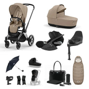 Cybex Priam Travel System With Cloud T - Cozy Beige