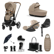 Cybex Priam Travel System With Cloud T - Cozy Beige
