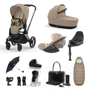 Cybex Priam Travel System With Cloud T - Cozy Beige
